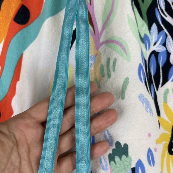 Anthropologie Marcos Navarro Flannel Sleep PJ Pants Womens Small Lounge Artsy - Picture 5 of 14